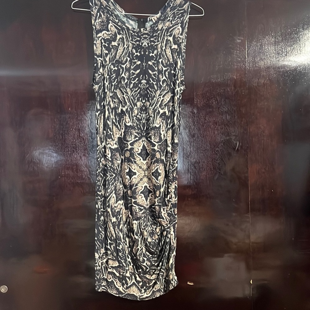 Haute hippie mini animal print dress